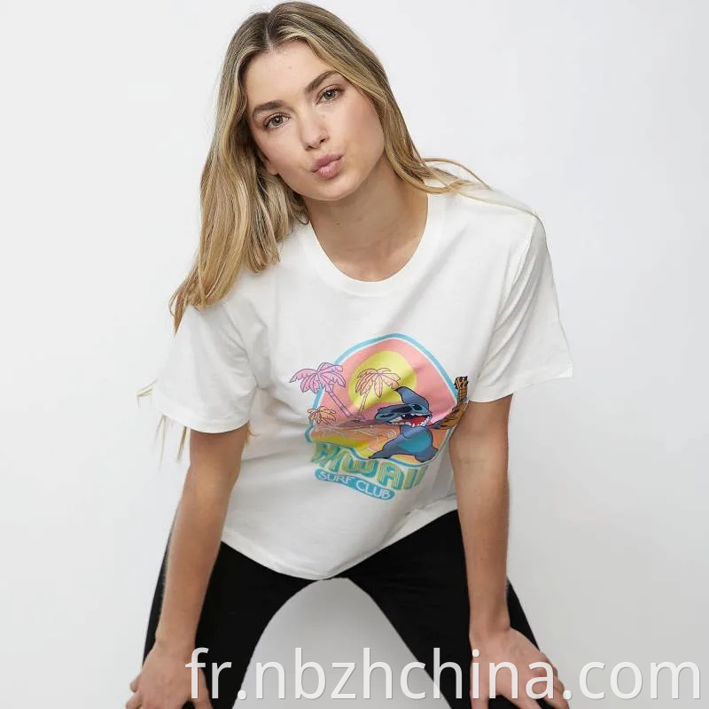 Casual Printed Summer Crew Neck T-Shirt